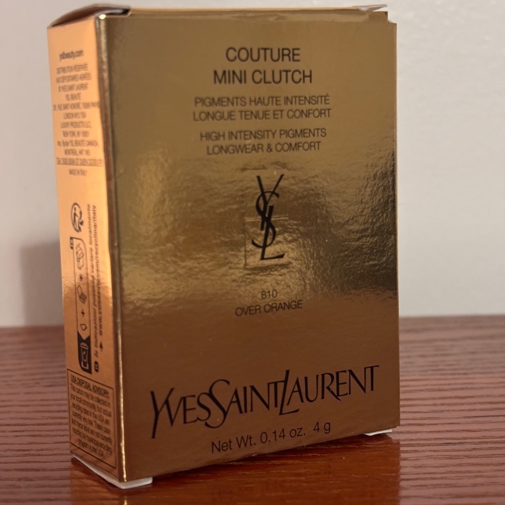Yves Saint Laurent Couture Mini Clutch Palette in 810 Over Orange